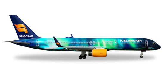 Boeing B757-200 Icelandair " Hekla Aurora " Metall